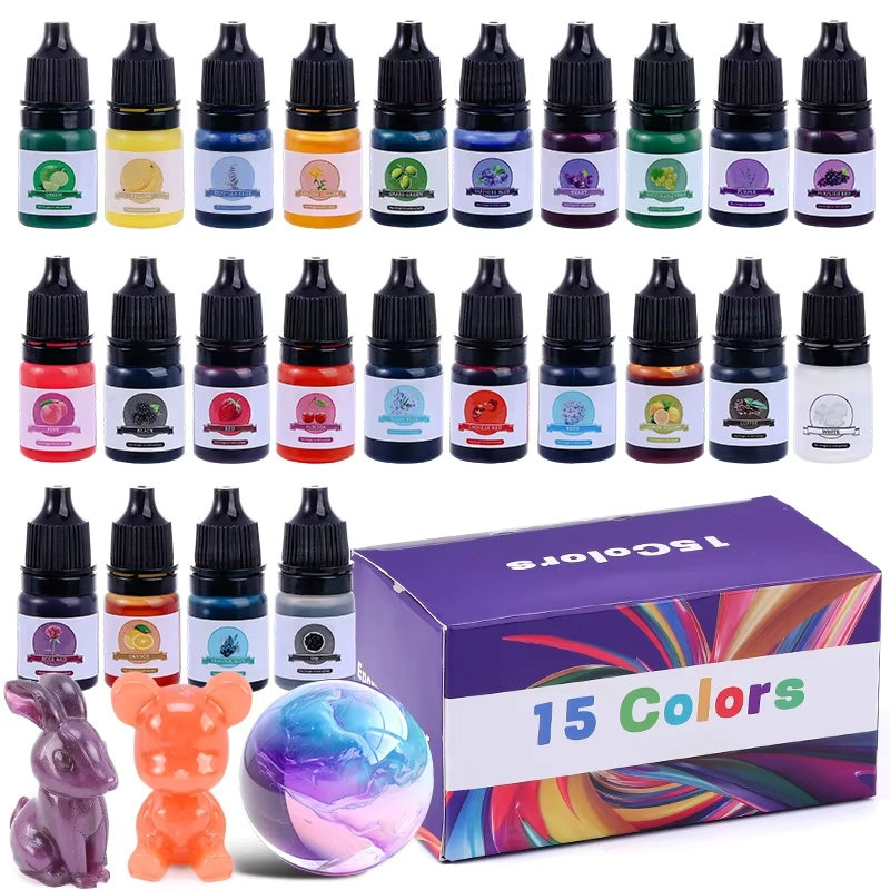 Resin Pigment Set - Pigmento de cor de resina epóxi