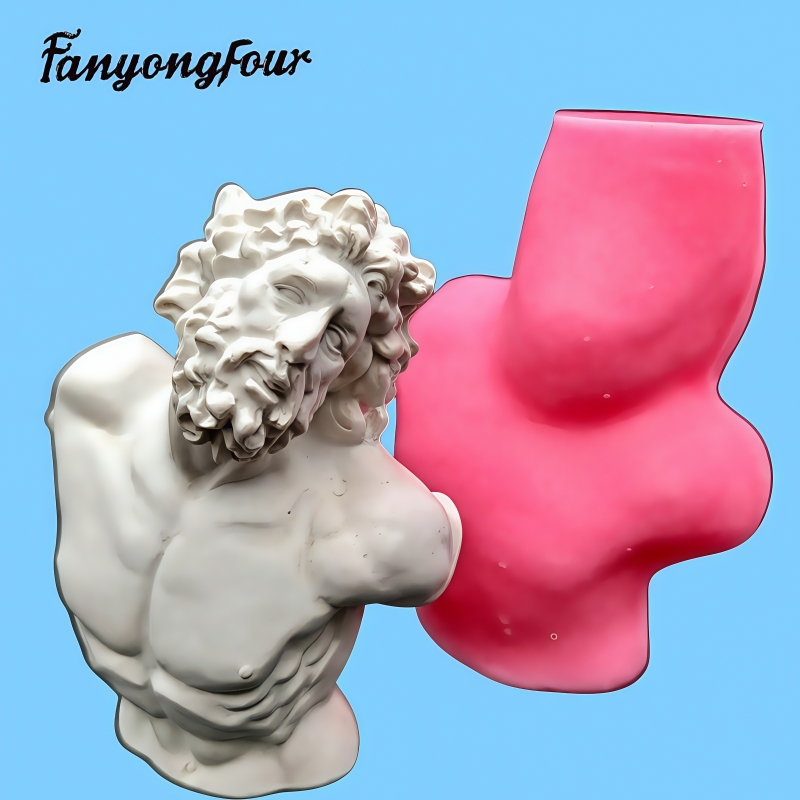 Resin Craft Ideas - Molde de silicone de meio corpo