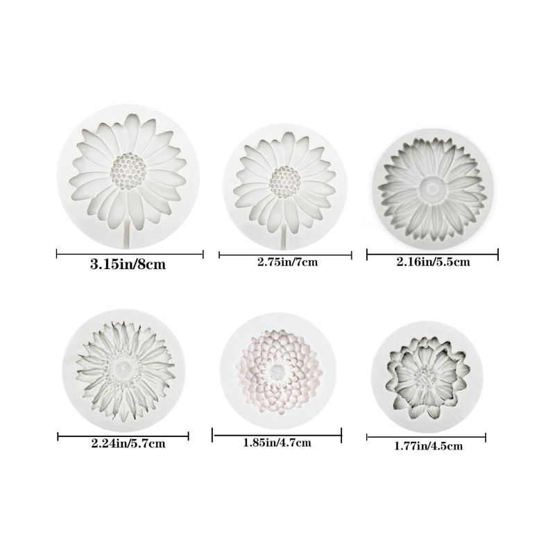 6 peças, molde de silicone de  - Resin Craft Ideas avaliação e preço