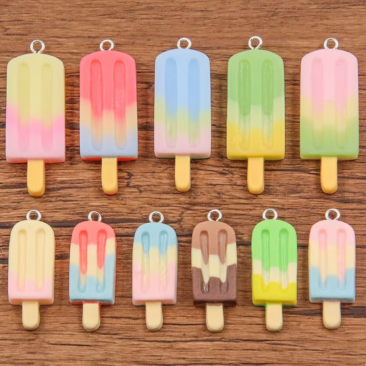 6 Peças de Pingentes de Resina - Resin Crafts Diy avaliação e preço
