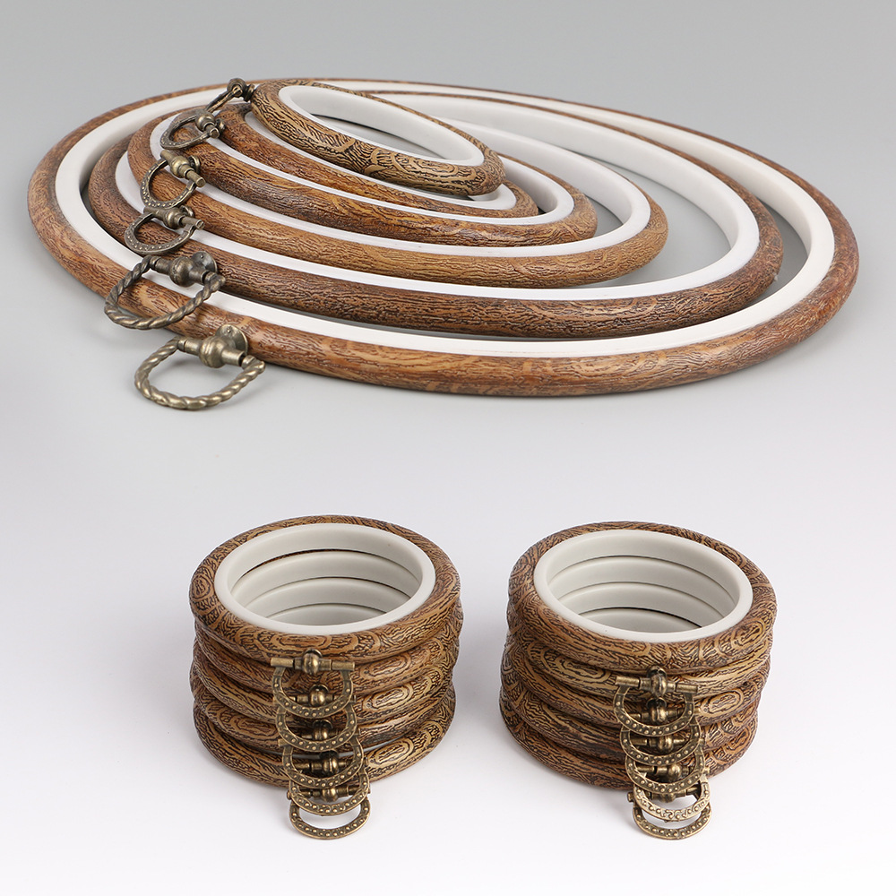 Rodada De Madeira Cor Bordado  - Wood Ring Blank avaliação e preço