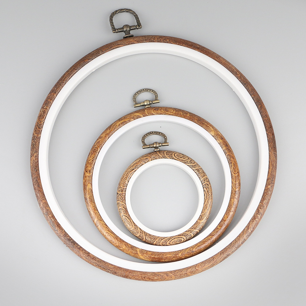 Rodada De Madeira Cor Bordado  - Wood Ring Blank avaliação e preço