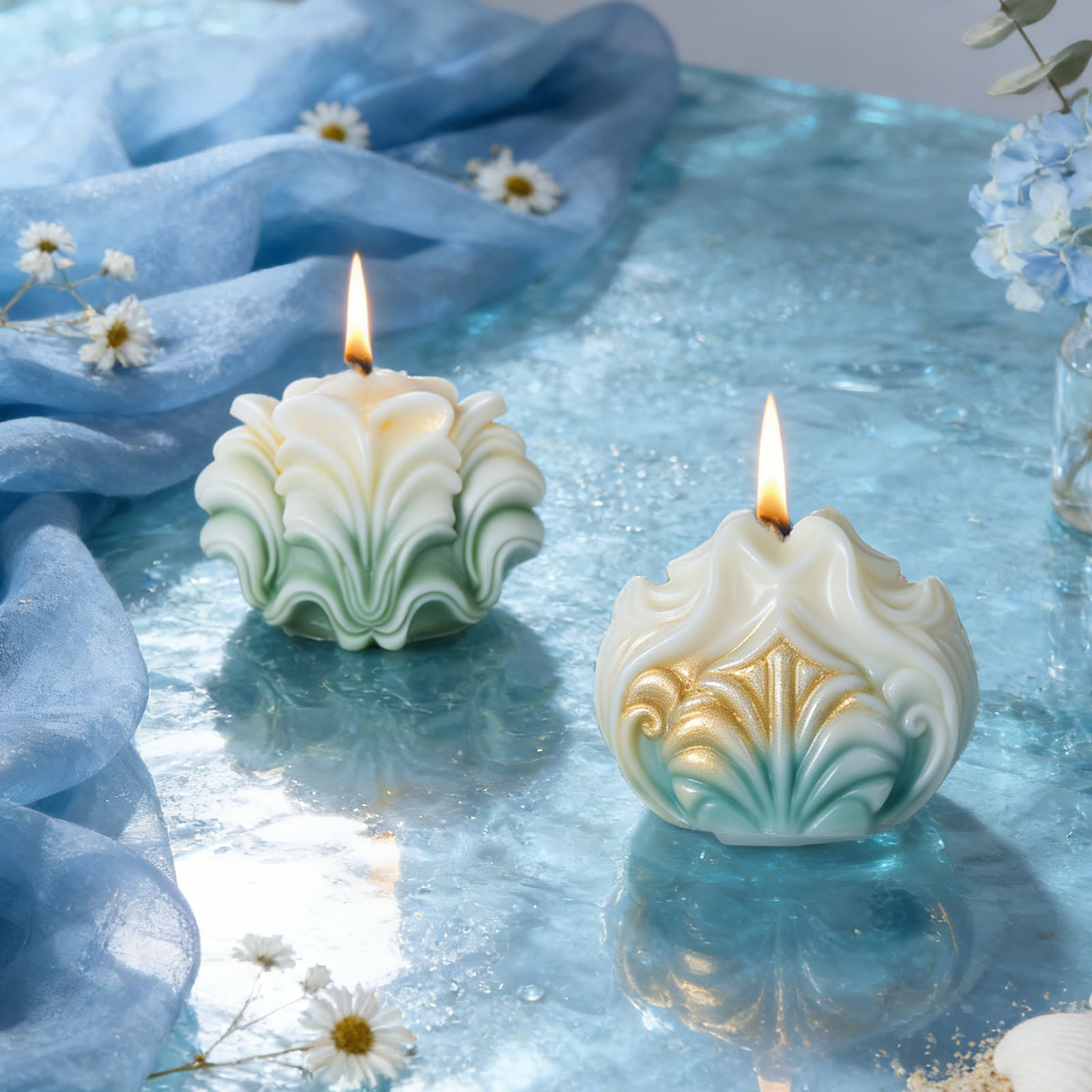 Molde de Silicone Grande para  - Resin Ocean Wave Mold avaliação e preço