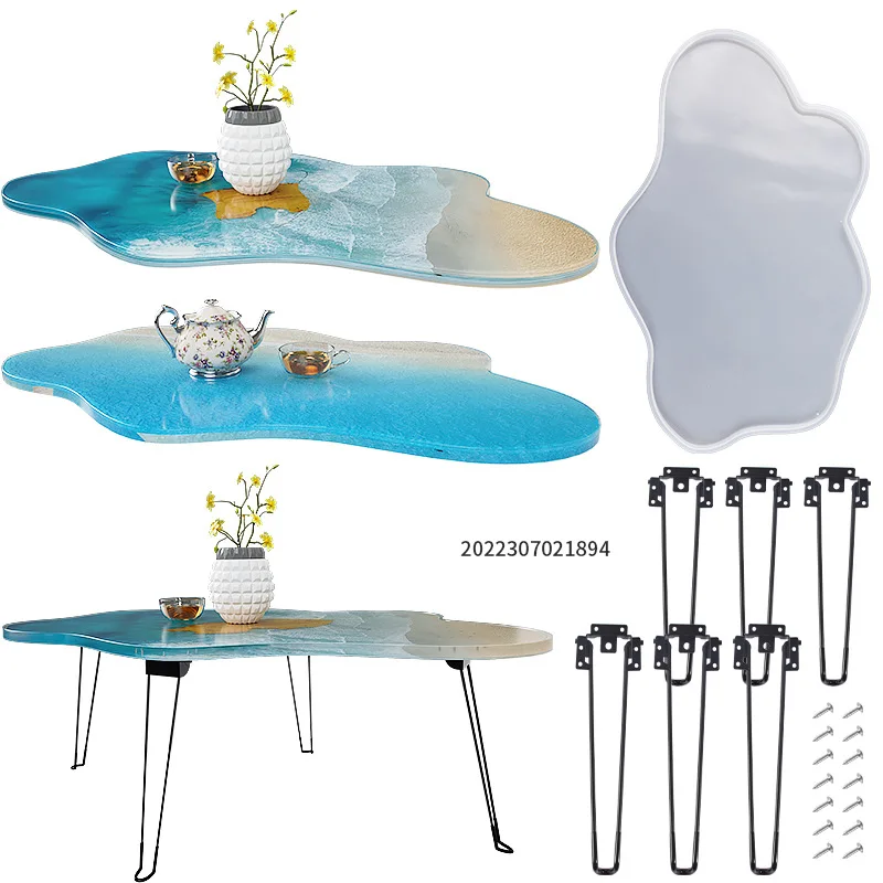 Grande bandeja irregular de 61 - Resin Ocean Wave Mold avaliação e preço